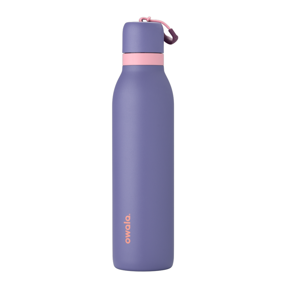 Twist Insulated Stainless Steel Water Bottle with Straw for Sports and Travel, BPA-Free, 24-oz
